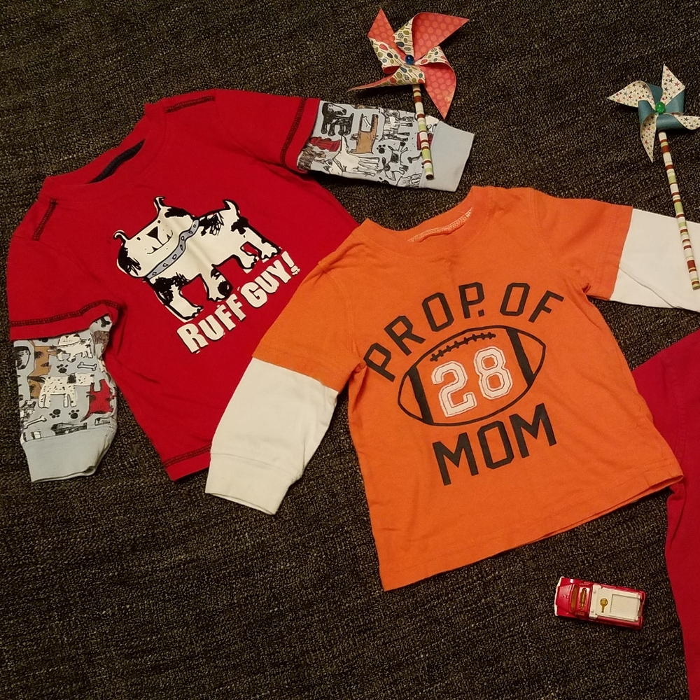 3 piece lot of boys shirts